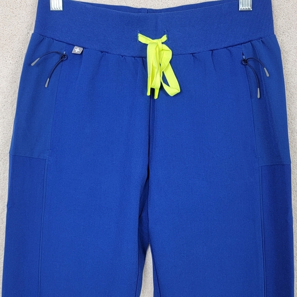 Figs Electric Blue Mid Rise Boston Slim Medical Jogger Scrub Pants Sz XXS T NEW - Picture 5 of 11